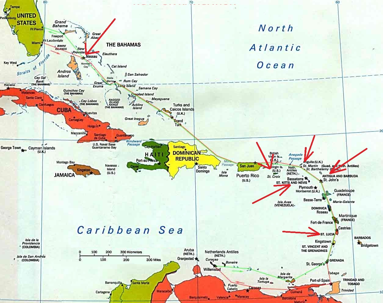 カリブ海強盗発生島